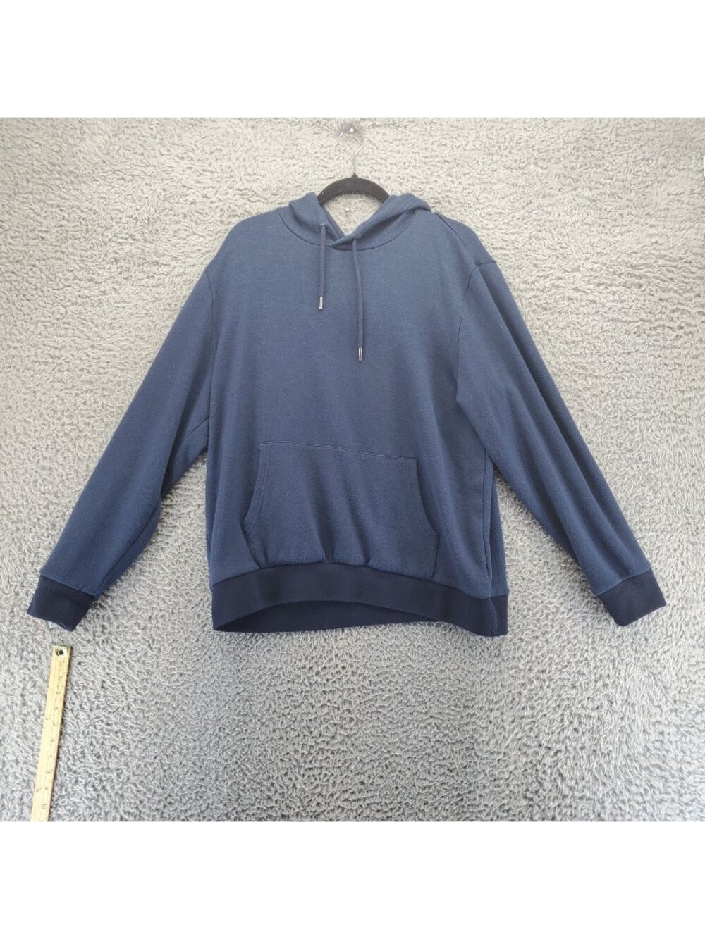 Paisley & Gray Shirt Mens XXL Blue Slim Fit Hooded Pullover Sweatshirt
